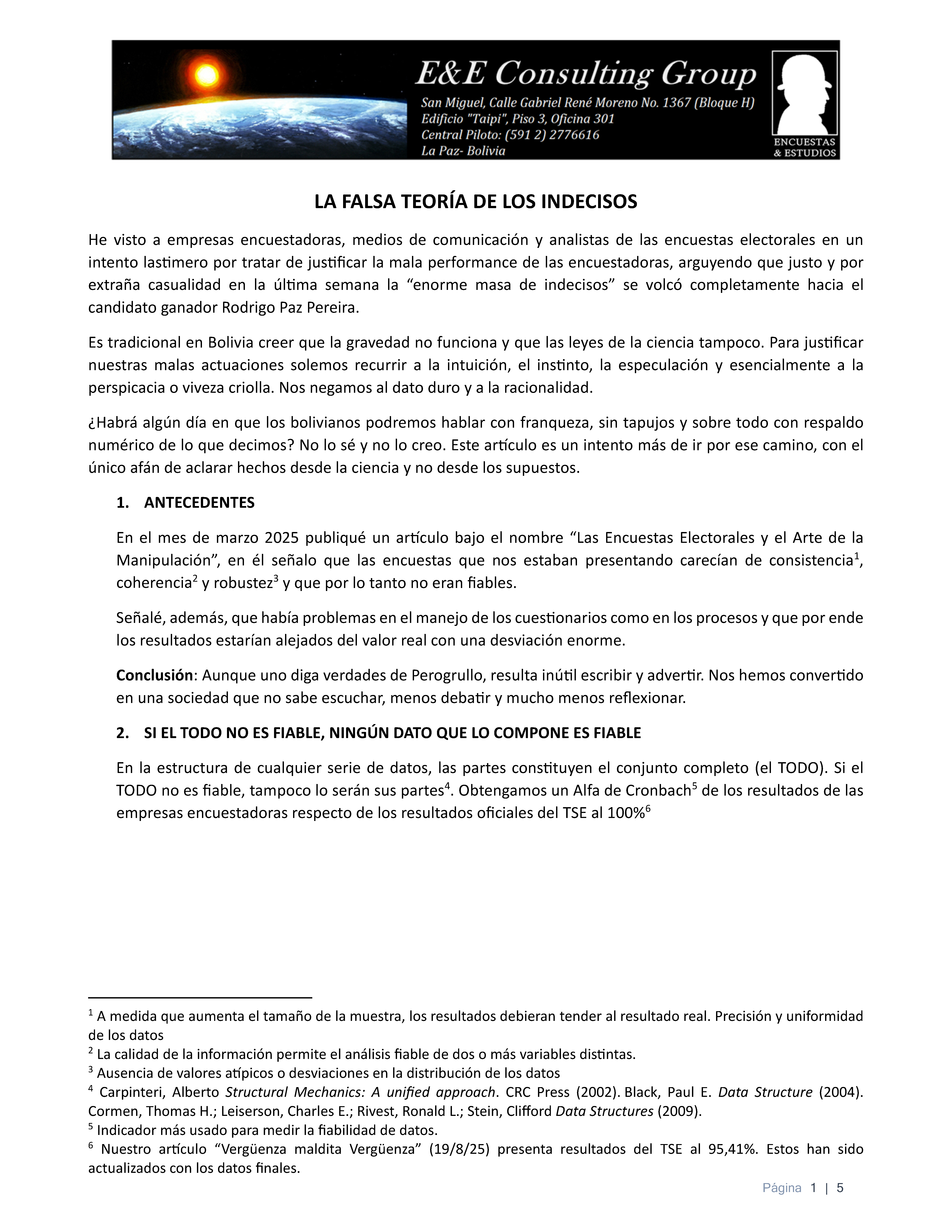 Encuestas electorales